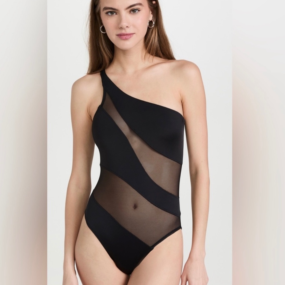 Norma Kamali NWT mesh one piece swimsuit